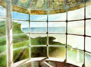 Belle Tout Lighthouse by Ravilious