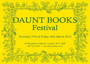 Pages from Daunt Books Festival programme